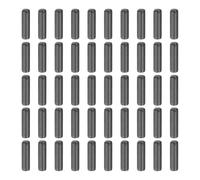 sourcing map 50Pcs 3mm x 10mm Dowel Pins, 304 Stainless Steel Cylindrical Shelf Support Pegs Chamfered End Pin Rod Fasten Elements Metal Shelf Pegs, Black
