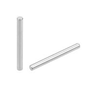 sourcing map 50Pcs 3mm x 30mm Dowel Pin 304 Stainless Steel Shelf Pegs Support Shelves Silver Tone