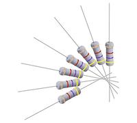 sourcing map 50Pcs 4.7K Ohm Resistor, 1W 5% Tolerance Metal Oxide Film Resistors, Axial Lead, Flame Proof for DIY Electronic Projects and Experiments