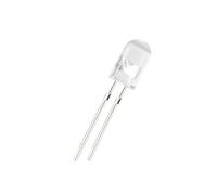 sourcing map 50pcs 5mm 940nm Infrared Emitter Diode DC 1.45-1.65V LED IR Emitter Light Emitting Diodes Clear Round Head