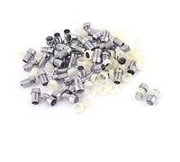 sourcing map 50pcs 5mm Metal Plastic LED Lamp Light-emitting Diode Lighting Holder