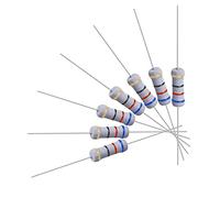 sourcing map 50Pcs 62 Ohm Resistor, 1W 5% Tolerance Metal Oxide Film Resistors, Axial Lead, Flame Proof for DIY Electronic Projects and Experiments