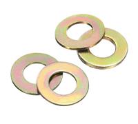 sourcing map 50Pcs 7/16" SAE Flat Washers Carbon Steel Color Galvanization, 0.47" ID x 0.93" OD x 0.06" Thick Metal Washers for Screws Bolts Machinery Repair Accessories