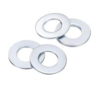 sourcing map 50Pcs 7/16" SAE Flat Washers Carbon Steel Zinc Plated, 0.47" ID x 0.93" OD x 0.06" Thick Metal Washers for Screws Bolts Machinery Repair Accessories