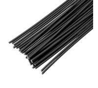 sourcing map 50pcs 8 Inch Plastic Welding Rods PP Welding Strips Welder Rods for Plastic Welder, Car Bumper, Kayak Repair, Daily Plastic Repair, Black