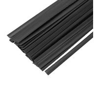 sourcing map 50pcs 9 Inch Plastic Welding Rods TPO Waterproof Welding Strips Welder Rods for Plastic Welder, Car Bumper, Kayak Repair, Black