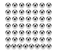 sourcing map 50Pcs 9mm Bearing Balls, 316L Stainless Steel G200 Precision Balls for Bearings Bicycles Casters Automotive Part and DIY (Mirror Polished)