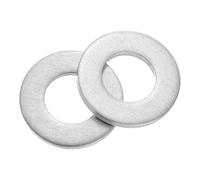 sourcing map 50Pcs Aluminum Flat Washer, M8x16x1.5mm Round Seal Gaskets Flat Spacers for Screws Bolts Machinery Repair Accessories, Outdoor Construction