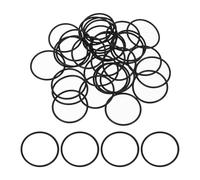 sourcing map 50Pcs AS-026 O-rings, Nitrile Rubber O-Rings 1-1/4" ID, 1-3/8" OD, 1/16" Width Round Sealing Gasket for Automotive Machine Plumbing Sealing Repair (70 Durometer, Black)