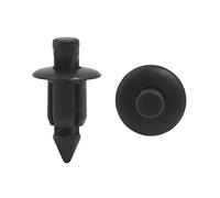 sourcing map 50Pcs Black Plastic Rivets Splash Guard Fastener Clips 6mm