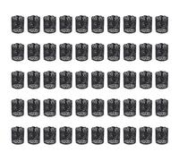 sourcing map 50Pcs Candle Wraps, Laser Cut Votive Candles Holder Wraps for LED Tealight Candles, Tea Light Wrap Lampshade for Elegant Festival Birthday Wedding, European Design Black