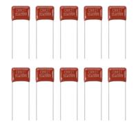 sourcing map 50pcs CBB21 Capacitor 1000V 103J 0.01UF Metallized Polypropylene Film Capacitors