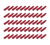 sourcing map 50pcs Claret Satin Table Napkins Polyester Square Bright Table Napkin Fabric Table Napkin for Event Wedding Party Table Decoration,17×17 Inch