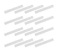sourcing map 50Pcs Compression Springs, 0.2mm Wire Diameter x 3mm OD x 25mm Length 304 Stainless Steel Small Tiny Extension Ballpoint Pen Spring for Home Workshop Repair, (Silver)
