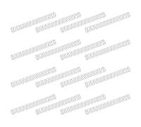 sourcing map 50Pcs Compression Springs, 0.2mm Wire Diameter x 4mm OD x 40mm Length 304 Stainless Steel Small Tiny Extension Ballpoint Pen Spring for Home Workshop Repair, (Silver)