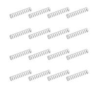 sourcing map 50Pcs Compression Springs, 0.3mm Wire Diameter x 2mm OD x 10mm Length 304 Stainless Steel Small Tiny Extension Ballpoint Pen Spring for Home Workshop Repair, (Silver)