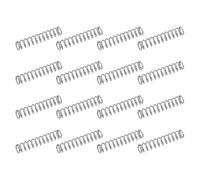 sourcing map 50Pcs Compression Springs, 0.3mm Wire Diameter x 3mm OD x 15mm Length 304 Stainless Steel Small Tiny Extension Ballpoint Pen Spring for Home Workshop Repair, (Silver)