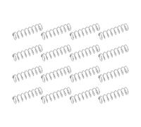 sourcing map 50Pcs Compression Springs, 0.3mm Wire Diameter x 4mm OD x 15mm Length 304 Stainless Steel Small Tiny Extension Ballpoint Pen Spring for Home Workshop Repair, (Silver)