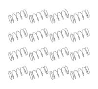 sourcing map 50Pcs Compression Springs, 0.3mm Wire Diameter x 5mm OD x 10mm Length 304 Stainless Steel Small Tiny Extension Ballpoint Pen Spring for Home Workshop Repair, (Silver)