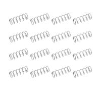 sourcing map 50Pcs Compression Springs, 0.4mm Wire Diameter x 4mm OD x 10mm Length 304 Stainless Steel Small Tiny Extension Ballpoint Pen Spring for Home Workshop Repair, (Silver)