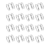 sourcing map 50Pcs Compression Springs, 0.4mm Wire Diameter x 6mm OD x 5mm Length 304 Stainless Steel Small Tiny Extension Ballpoint Pen Spring for Home Workshop Repair, (Silver)