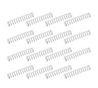 sourcing map 50Pcs Compression Springs, 0.6mm Wire Size, 9mm OD, 50mm Free Length, 304 Stainless Steel Small Tiny Pen Spring for Home Repair & DIY, Workshop & Industrial Use, (Silver)