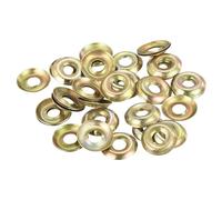 sourcing map 50Pcs Cup Washer Countersunk, Iron Yellow Countersunk Finish Washers for M6 Screws (M6 ID x 17mm OD x 2mm Thick)