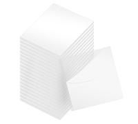 sourcing map 50Pcs Double Sided Adhesive Pads, 1.38" x 1.38" Clear Removable Heavy Duty Mounting Tape Picture Hanging Sticky Adhesive Pad for Wall, Poster Picture, DIY Craft