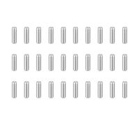 sourcing map 50pcs Dowel Pins M1.5(1.5mm) x 5mm 304 Stainless Steel Cylindrical Shelf Support Peg Pin Rod Fasten Elements for Metal Devices Wood Furniture DIY Installation, Silver
