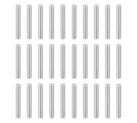 sourcing map 50pcs Dowel Pins M2.5(2.5mm) x 16mm 304 Stainless Steel Cylindrical Shelf Support Peg Pin Rod Fasten Elements for Metal Devices Wood Furniture DIY Installation, Silver