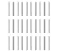 sourcing map 50pcs Dowel Pins M2.5(2.5mm) x 19mm 304 Stainless Steel Cylindrical Shelf Support Peg Pin Rod Fasten Elements for Metal Devices Wood Furniture DIY Installation, Silver