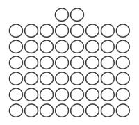 sourcing map 50Pcs EPDM O-Ring Seals, 12.4mm ID x 16mm OD x 1.8mm Thick Round Rubber Sealing Gasket, Plumbing Washers for Faucet Repair, Automotive, Filter Nozzle Pipe, Air or Gas Sealing