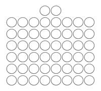 sourcing map 50Pcs EPDM O-Ring Seals, 42.5mm ID x 45.5mm OD x 1.5mm Thick Round Rubber Sealing Gasket, Plumbing Washers for Faucet Repair, Automotive, Filter Nozzle Pipe, Air or Gas Sealing