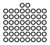 sourcing map 50Pcs EPDM O-Ring Seals, 4mm ID x 7.6mm OD x 1.8mm Thick Round Rubber Sealing Gasket, Plumbing Washers for Faucet Repair, Automotive, Filter Nozzle Pipe, Air or Gas Sealing