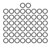 sourcing map 50Pcs EPDM O-Ring Seals, 8mm ID x 11mm OD x 1.5mm Thick Round Rubber Sealing Gasket, Plumbing Washers for Faucet Repair, Automotive, Filter Nozzle Pipe, Air or Gas Sealing