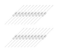 sourcing map 50pcs Glass Cartridge Tube Fuses, Axially Lead Fuse 3.6 x 10 mm 8A 250V Cartridge Resistor Insurance Fusible Cutout for Replacing or Repairing Many Home Electronics (F 8A)