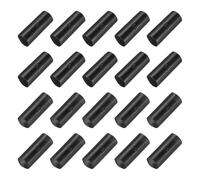 sourcing map 50Pcs Heat Shrink End Cap 15mm ID x 40mm L 2:1 Ratio Waterproof Electrical Wire Wrap Heat Shrink Tubing Caps Lined Sealed for Wire Cable, Black