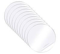 sourcing map 50Pcs Heavy Duty Double-Sided Adhesive Circle Tapes, Self Adhesive Pads, 1.18"x1.18" Acrylic Waterproof Round Gel Removable Mounting Tape for Wall Home Office Decoration, Clear