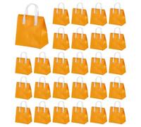 sourcing map 50pcs Insulated Take Out Bags, 9.4" x 5.9" x 10.2" Insulated Take Away Bags Thermal Disposable Lunch Bags Disposable Cooler Bags for Hot Cold Food Catering Grocery Picnic Orange