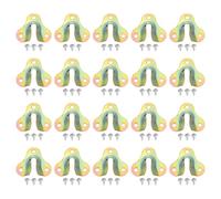 sourcing map 50Pcs Keyhole Picture Frame Hangers, 50x44mm Heavy Duty Metal Keyhole Hangers Picture Frame Hanging Plate with Screws for Mirrors Pictures Photo Frames, Zinc Yellow