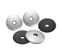 sourcing map 50Pcs M5.5 x 25mm Sealing Washers,EPDM Silver&Black