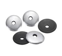 sourcing map 50Pcs M5.5 x 25mm Sealing Washers, Zinc-Plated Carbon Steel EPDM Bonded Neoprene Rubber Washers for Screws Bolts, Silver&Black