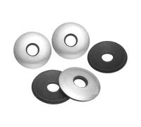 sourcing map 50Pcs M8 x 25mm Sealing Washers, 304 Stainless Steel EPDM Bonded Neoprene Rubber Washers for Screws Bolts, Silver&Black