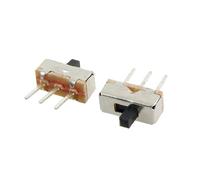 sourcing map 50Pcs Mini Micro Slide Switch SPDT, 2 Position 1P2T 3 Terminal