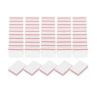 sourcing map 50pcs Mini Nail Buffers, 100/180 Grit Nail Sanding Blocks, Bulk Nail Buffing Polishing Blocks Professional Nail Polisher Set for Acrylic and Natural Nails, White