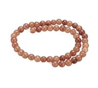 sourcing map 50pcs Natural Stone Beads 6mm Yellow Aventurine Round Gemstone Stone Loose Beading Real Genuine Smooth Balls Bead for Jewelry Making Bracelets Necklace Earrings DIY