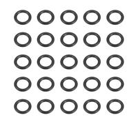 sourcing map 50pcs Nitrile Rubber O-Rings 12mm OD 10mm ID 2mm Width Metric Buna-N NBR Sealing Gasket Plumbing Sealing Repair O Rings for Car Auto Vehicle Repair Faucet Air Gas
