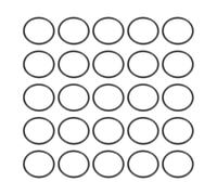 sourcing map 50pcs Nitrile Rubber O-Rings 17mm OD 16mm ID 1mm Width Metric Buna-N NBR Sealing Gasket Plumbing Sealing Repair O Rings for Car Auto Vehicle Repair Faucet Air Gas