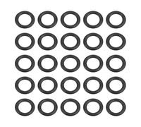 sourcing map 50pcs Nitrile Rubber O-Rings 5mm OD 4mm ID 1mm Width Metric Buna-N NBR Sealing Gasket Plumbing Sealing Repair O Rings for Car Auto Vehicle Repair Faucet Air Gas