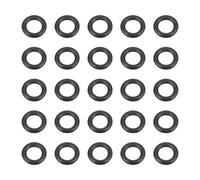 sourcing map 50pcs Nitrile Rubber O-Rings 7.5mm OD 6mm ID 1.5mm Width Metric Buna-N NBR Sealing Gasket Plumbing Sealing Repair O Rings for Car Auto Vehicle Repair Faucet Air Gas